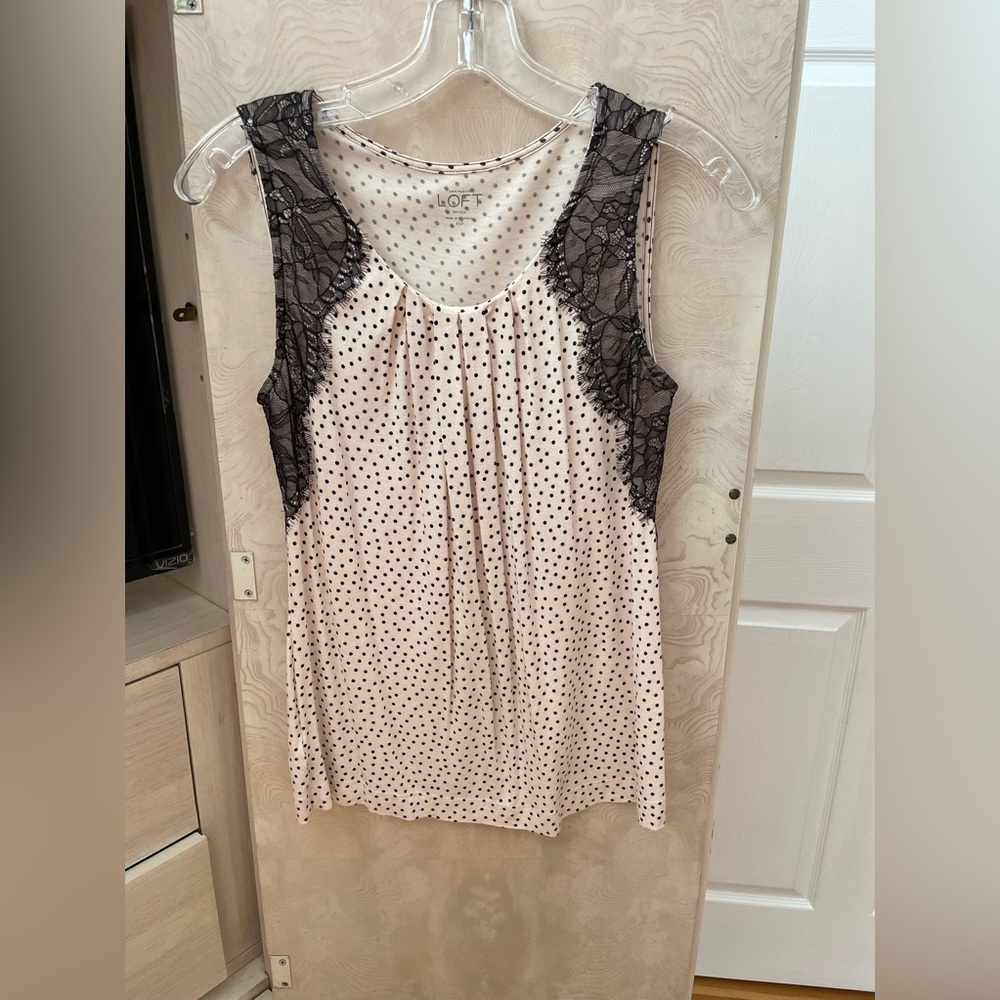 Rayon and Lace Shirt